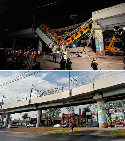 metro colapsa en df 3